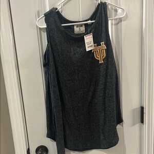 Gray Off the Shoulder Top